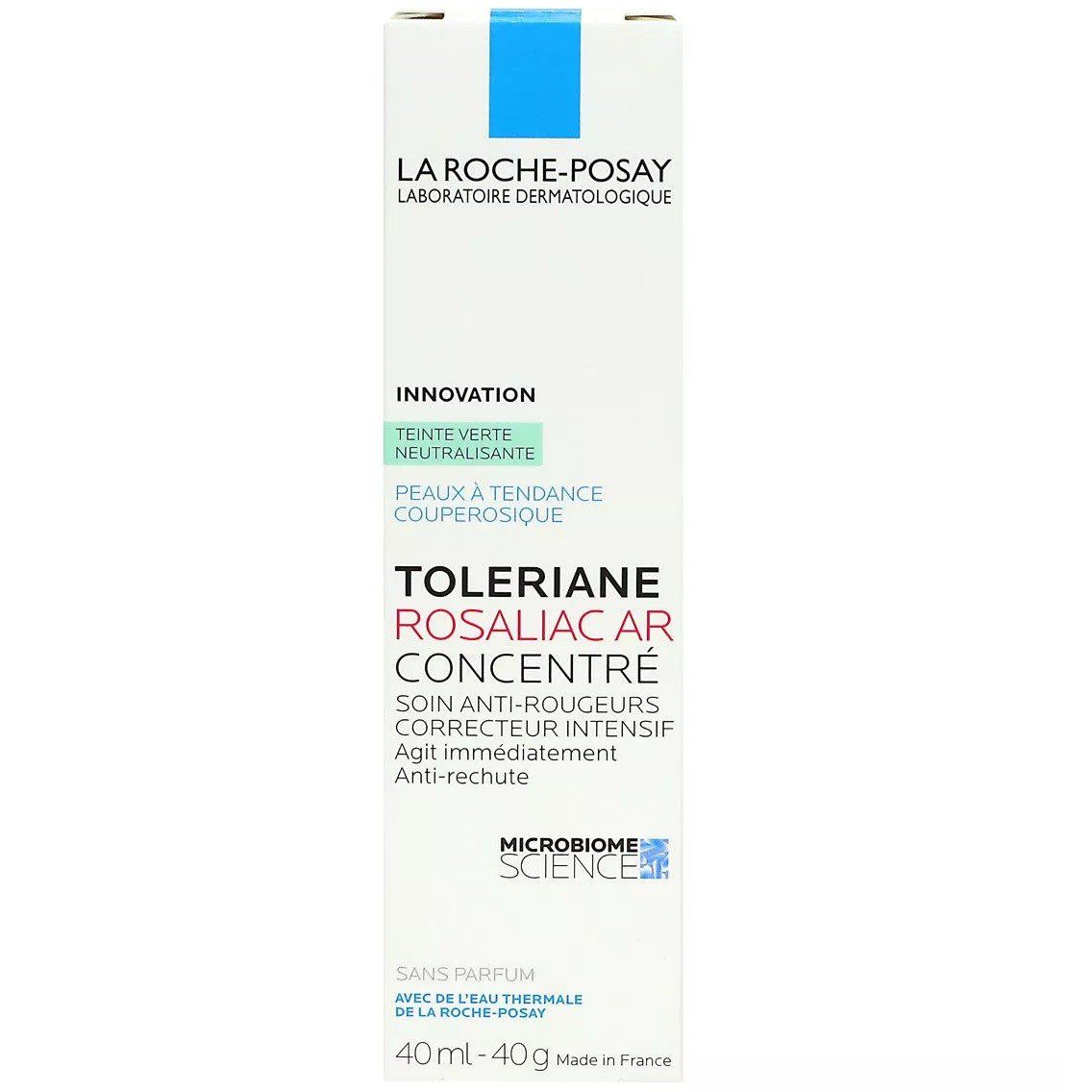 LA ROCHE POSAY TOLERIANE ROSALIAC AR CONCENTRE 40 ML TEINTE VERTE NEUTRALISANTE