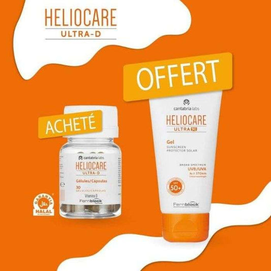 CANTABRIA OFFRE HELIOCARE ULTRA D 30 CAPSULES + ULRA 90 GEL SOLAIRE