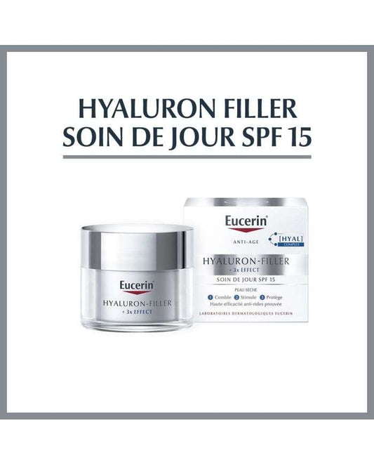 EUCERIN HYALURON FILLER 3* EFFECT SOIN DE JOUR SPF 15 PEAU SECHE