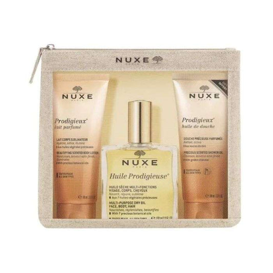 NUXE Prodigieux Trousse Travel Beautiful Coffret Voyage Huile Prodigieuse Parfum : Vos essentiels beauté partout avec vous