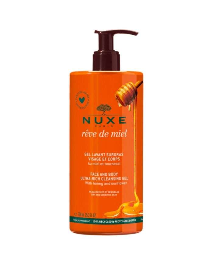 NUXE REVE DE MIEL GEL LAVANT SURGRAS 750 ML